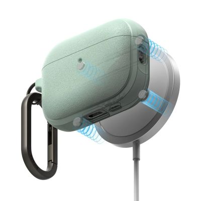 2. Etui Ringke Onyx Magnetic MagSafe na AirPods Pro 3 - zielone