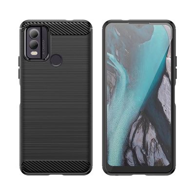 2. Etui silikonowe Carbon Case do Nokia C22 - czarne