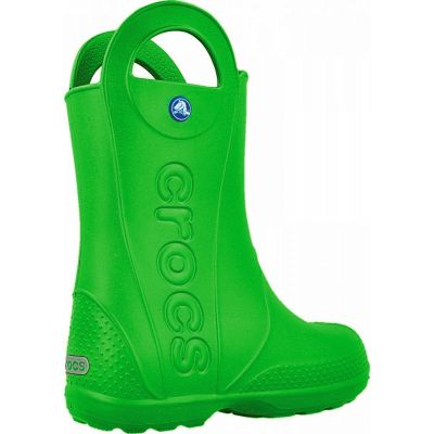 Kalosze Crocs Handle It Jr 12803 ciemno zielone
