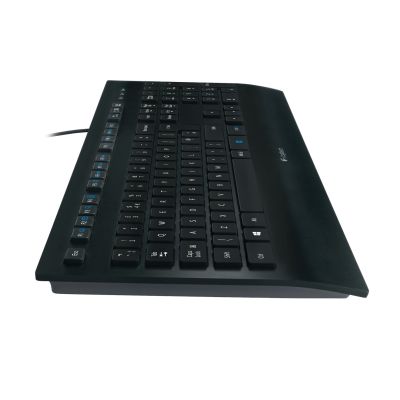 3. Klawiatura Logitech 920-005217 (USB 2.0; kolor czarny)