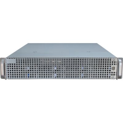 9. Inter-Tech IPC 2U-2408 Rack Czarny, Stal nierdzewna
