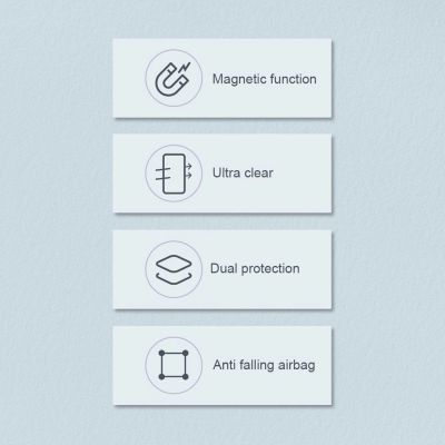 7. Nillkin Nature Pro Magnetic Case etui iPhone 14 Plus magnetyczny pokrowiec MagSafe przezroczysty