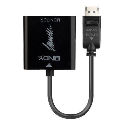 2. Lindy 41068 adapter kablowy 1,5 m DisplayPort HDMI Typu A (Standard) Czarny
