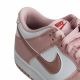 8. Buty dziecięce sneakersy damskie Nike Dunk Low GS Velvet Pink Różowe - DO6485-600