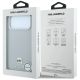 8. Etui Karl Lagerfeld Grained Karl Head Metal MagSafe na iPhone 18 Pro / 17 Pro - szare