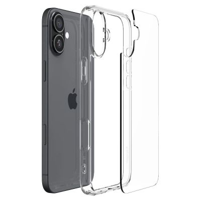 7. Etui Spigen Ultra Hybrid na iPhone 16 - przezroczyste