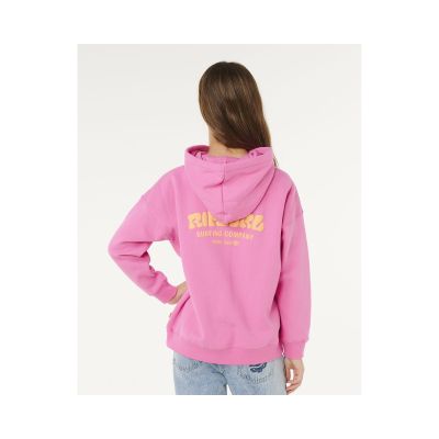 3. Bluza dziewczęca RIP CURL Surf Puff Hood-Girl różowa