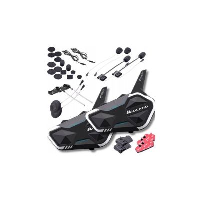 Interkom motocyklowy Midland R1 MESH TWIN na 2 kaski