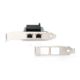 12. DIGITUS KARTA SIECIOWA PCIE PRZEWODOWA 2X RJ45 GIGABIT 10/100/1000MBPS LOW PROFILE DN-10132
