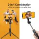 18. Selfie stick Spigen S540W Bluetooth z tripodem - czarny