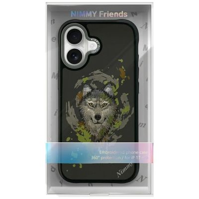 7. Etui Nimmy Wilk MagSafe na iPhone 17 - ciemnoszare