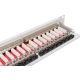 5. Digitus Panel krosowy (patch panel) 19'' 24x RJ45, LSA poziom, kat.6A, ekranowany, 1U, szary, prowadnica kabli