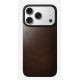 3. NOMAD Magnetic Leather Back - nakładka magnetyczna na iPhone 18 Pro / 17 Pro kompatybilna z MagSafe, skóra Horween (rustic brown)
