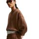 5. Bluza damska Nike Studio Fleece brązowa IM8082 259