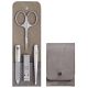 2. Zestaw do manicure Zwilling Twinox – taupe, skórzane etui, 4 elementy - Taupe