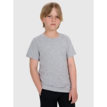 T-shirt regular gładki chłopięcy 4F 4FJRMM00TTSHM3254-25M
