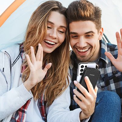 8. Powerbank Dudao K11 Pro 20000mAh z wbudowanymi kablami - czarny