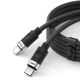 Kabel Orico CDX 60W 3A Power Delivery USB-C - USB-C 1m - czarny