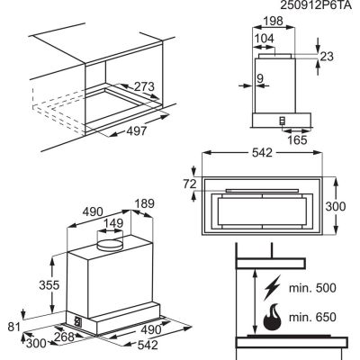 10. Okap ELECTROLUX LFG825K