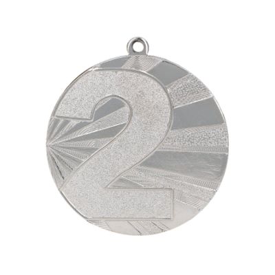 6. Medal stalowy srebrny drugie miejsce