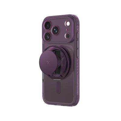 2. Etui AMAZINGTHING Titan Pro Pop Lens na iPhone 18 Pro Max z osłoną aparatu uchwytem i podstawką kompatybilne z MagSafe - fioletowe