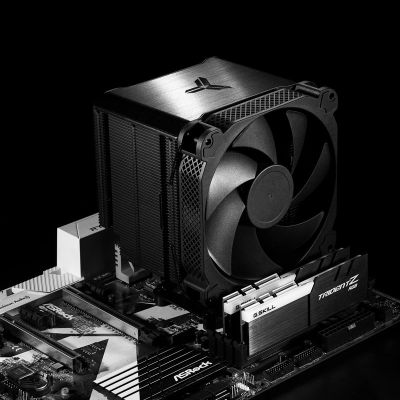 10. Jonsbo HX6250 Procesor Radiator 14 cm Czarny 1 szt.