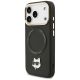2. Etui Karl Lagerfeld Big Strap Choupette Metal Logo MagSafe na iPhone 17 Pro Max - czarne