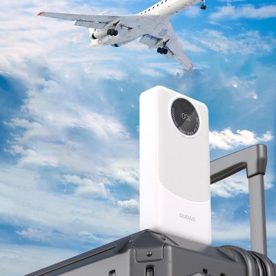 3. Powerbank Dudao K12Pro 22,5W PD 20000mAh USB-A, USB-C - biały