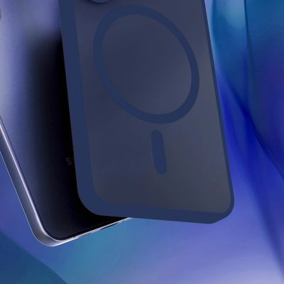 25. Etui 3mk Smoke MagCase na iPhone 17 Pro - niebieskie-półprzezroczyste