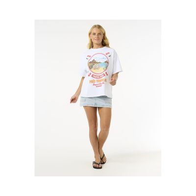 4. Koszulka RIP CURL Cove Heritage Tee biały