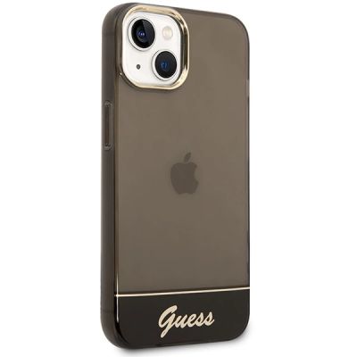 4. Etui Guess Translucent na iPhone 14 Plus - czarne