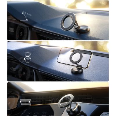 6. Uchwyt magnetyczny Joyroom JR-ZS505 kompatybilny z MagSafe na deskę rozdzielczą - czarny
