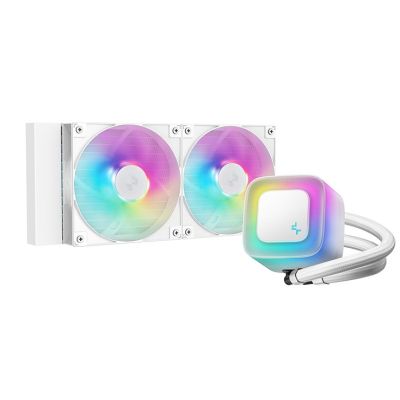 DeepCool LE240 WH V2 Procesor Chłodnica cieczy all-in-one 12 cm Biały 1 szt.