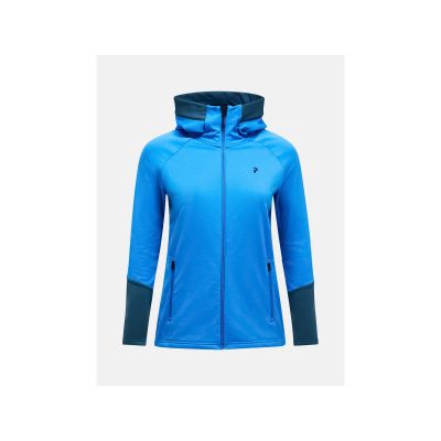 Bluza PEAK PERFORMANCE W Rider Essentials Zip Hood niebieski