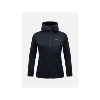Bluza damska PEAK PERFORMANCE W Utility Light Zip Hood kolor czarny