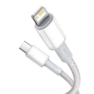 3. BASEUS KABEL USB-C DO LIGHTNING 20W, 5A, 1M(BIAŁY)