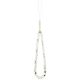 2. Etui Guess IML Flowers Allover Electroplated with Pearl Strap MagSafe na iPhone 18 Pro / 17 Pro - białe