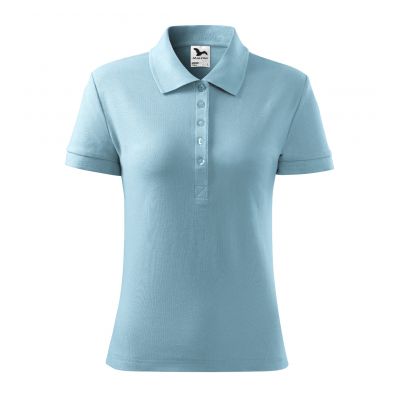 5. Koszulka polo Malfini Cotton W MLI-21315 błękitny
