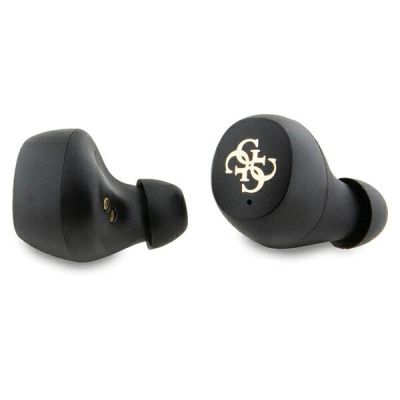 5. Słuchawki Bluetooth TWS Guess 4G Metal ze stacją dokującą ENC - niebieskie