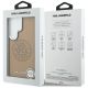 9. Etui Karl Lagerfeld Perforated KL MagSafe na Samsung Galaxy S26 Ultra - brązowe