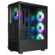 3. RAMPAGE OBUDOWA PC Z OKNEM SHIVA 4X WENTYLATOR 120MM RAINBOW BLACK