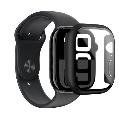 5. Etui ze szkłem hartowanym AMAZINGTHING Radix Glass do Apple Watch 42mm - czarne