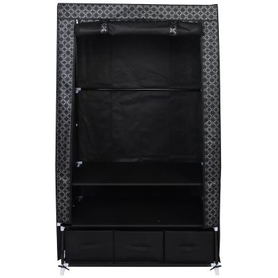 13. SZAFA TEKSTYLNA GARDEROBA 88x50x160CM ORNAMENT 45245