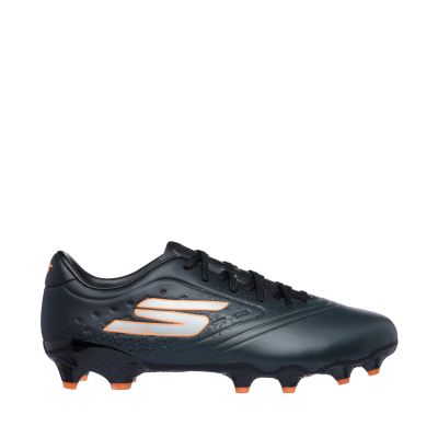6. Buty piłkarskie Skechers Razor 1.5 Academy FG czarno-pomarańczowe 252015 BKOR