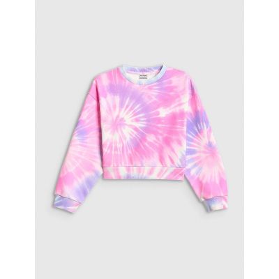 8. Bluza dresowa loose bez kaptura dziewczęca 4F 4FJRSS26TSWSF2935-90A