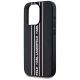 5. Etui Karl Lagerfeld Saffiano Athleisure Stripes Cord na iPhone 15 Pro - różowe