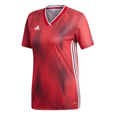 3. Koszulka damska adidas Tiro 19 Jersey Women czerwona DP3184