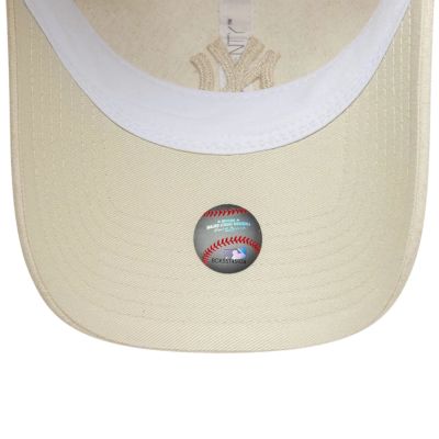 3. New Era 9TWENTY Midi Linen New York Yankees Cap 60856309 Beżowe OSFM