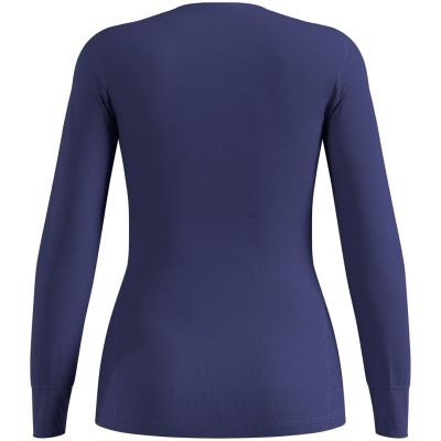 2. Bielizna termoaktywna z długim rękawem Odlo BL TOP crew neck s/s ACTIVE WARM roz. M Niebieska