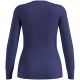 2. Bielizna termoaktywna z długim rękawem Odlo BL TOP crew neck s/s ACTIVE WARM roz. M Niebieska